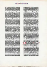  ?? BERNARD QUARITCH ?? Imprensa. Página avulsa da Bíblia de Gutemberg, impressa em 1450