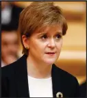  ??  ?? Nicola Sturgeon held meetings with top level police and security personnel