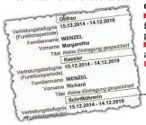  ??  ?? Wieso steht R. Wenzel immer noch im Vereinsreg­ister?