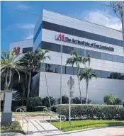  ?? DAVID LYONS/STAFF ?? The Art Institute of Fort Lauderdale will work with its students to prepare an instructio­nal completion plan before it shuts its campus down.