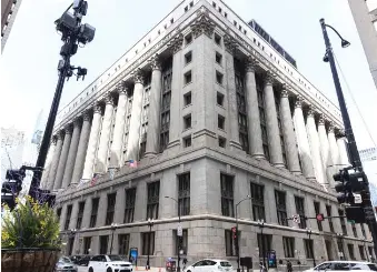  ?? ANTHONY VAZQUEZ/SUN-TIMES ?? City Hall, where Council members will decide on an ordinance that human service nonprofits say will undermine their missions.