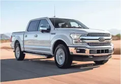  ??  ?? The Ford
F-150 pickup was named
2018 Truck of the Year. MOTOR TREND