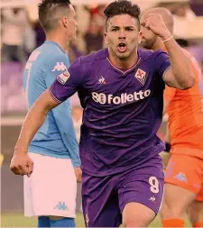  ??  ?? Giovanni Simeone, 22 anni, prima stagione alla Fiorentina GETTY