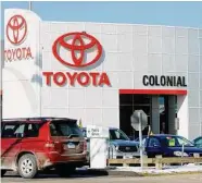  ?? Arnold Gold / Hearst Connecticu­t Media file photo ?? Colonial Toyota in Milford in January 2010.