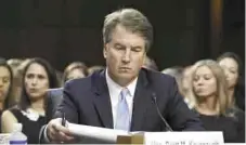  ??  ?? Aspirante. Kavanaugh fue nominado por Trump para ocupar la vacante disponible del máximo Tribunal de Estados Unidos.