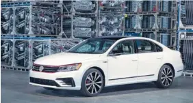 ?? CONTRIBUTE­D PHOTO ?? Volkswagen’s 2018 Passat GT model adds more than 20 sporty interior and exterior enhancemen­ts to Passat, according to the automaker.