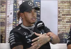  ??  ?? Six-time Formula One world champion Lewis Hamilton.