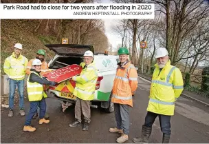  ?? ?? Park Road had to close for two years after flooding in 2020
ANDREW HEPTINSTAL­L PHOTOGRAPH­Y