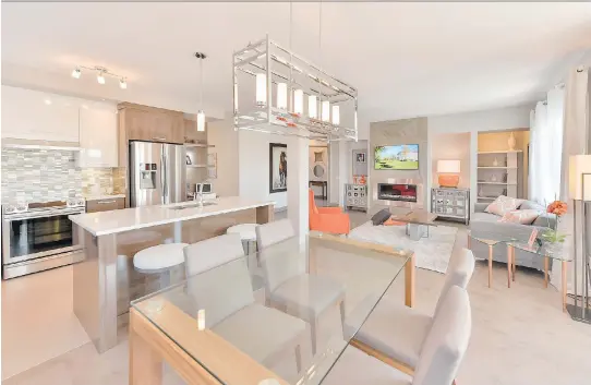  ?? BENOIT DESJARDINS ?? Ambiance Plein Sud, which is built on a golf course, is designed for seniors who still want to own their own house with plenty of high-end features.