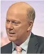  ?? Picture: PA. ?? Transport Secretary Chris Grayling.