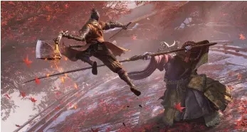  ??  ?? Sekiro’s first hands-on showing drew crowds, though some of us played that demo a while ago. Deservedly, it won the official Gamescom game of the show award