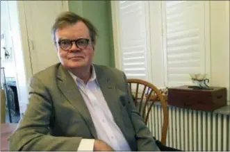  ?? JEFF BAENEN — THE ASSOCIATED PRESS ?? Garrison Keillor poses for a photo in Minneapoli­s. Keillor discusses allegation­s of sexual harassment in his first extended interview since Minnesota Public Radio severed ties with the former “A Prairie Home Companion” creator and host in November.