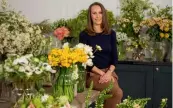  ?? — AP ?? Florist Philippa Craddock, in her studio, in London. Craddock will create the church flower arrangemen­ts for the May 19 wedding in Windsor.