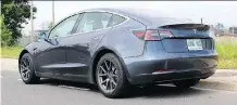  ?? PETER BLEAKNEY/DRIVING ?? Tesla has a backlog on its Model 3.
