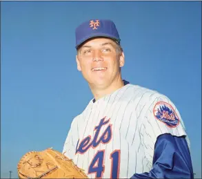  ?? Associated Press file photo ?? Tom Seaver, pitcher of the New York Mets, during spring training in March 1968.