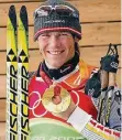  ?? FOTOS: IMAGO ?? Michael Rösch mit der Goldmedail­le 2006 in Turin.