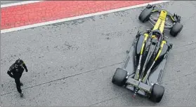  ??  ?? Carlos Sainz aseguró que no parará hasta poner el Renault a su gusto en los test