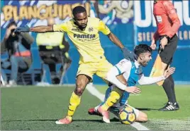  ?? FOTO: EFE ?? Bakambu El delantero es la principal amenaza del Villarreal
