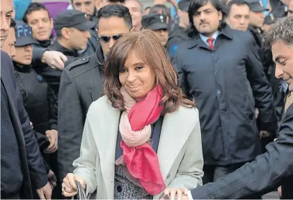  ?? ANDRÉS D’ÉLIA ?? Planes. En caso de que el Senado pueda finalmente sesionar, Cristina planea bajar a defenderse.