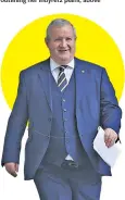  ?? ?? Rotten record: overflowin­g bins in Glasgow last November, left; SNP Westminste­r leader Ian Blackford, below; Sturgeon outlining her indyref2 plans, above