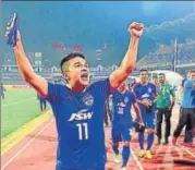  ?? PTI ?? Bengaluru FC captain Sunil Chhetri recently overtook Bhaichung Bhutia as the country’s top goalscorer.