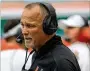  ??  ?? Former Georgia coach Mark Richt’s Miami team seems to be the favorite among league observers to win the ACC Coastal Division.