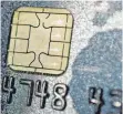  ?? FOTO: DPA ?? Nummer einer Kreditkart­e: Kartenzahl­er im Ulmer und Neu-Ulmer Rotlichtmi­lieu sollen betrogen worden sein.