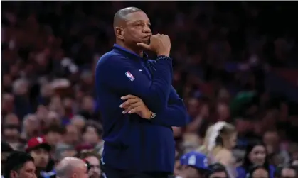  ?? ?? Doc Rivers has a 6-10 record in Game 7s. Photograph: Matt Slocum/AP