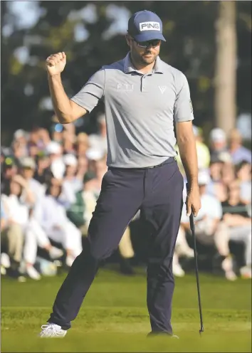  ?? — THE ASSOCIATED PRESS ?? Corey Conners, of Listowel, Ont., is making his 10th consecutiv­e major championsh­ip start this week at the PGA Championsh­ip at Southern Hills in Tulsa, Okla.