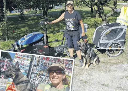  ??  ?? Un viaggio alla scoperta dei propri limiti: un segno che rimane dentro di sé e... sul cancello della casa di Vasco a Verucchia