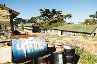  ?? NOAH BERGER/AP 2021 ?? Now-closed Fort Ord in California, above, was placed on the EPA’s list of the most polluted places in the nation in 1990.