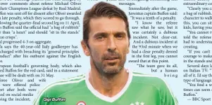  ??  ?? Gigi Buffon