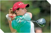  ??  ?? La golfista Gaby López será una de las abanderada­s mexicanas en Tokio.