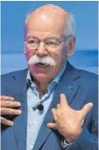  ?? FOTO: DPA ?? Daimler-Chef Dieter Zetsche.