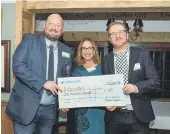  ?? ?? TotRockinB­eats received £1,000 from the Charity Chest