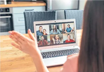  ?? DREAMSTIME ?? If video calls and interrupti­ons are affecting your sense of well-being, turn off your devices, says clinical psychologi­st Diana Brecher.