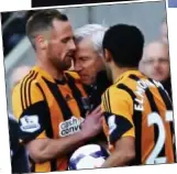  ??  ?? HEAD BANGER: Newcastle manager Alan Pardew (above) faces a lengthy ban over his clash with Hull City’s David Meyler (left)