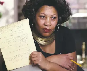  ??  ?? Still beloved: Toni Morrison
