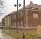  ?? AP Photo/Orlin Wagner, File ?? The Brown v. Board of Education National Historic Site is seen March 3, 2004, as work continues in Topeka, Kansas.