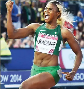  ??  ?? Okagbare