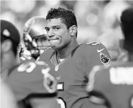  ?? DANIEL WALLACE/MCT ?? Josh Freeman was a first-round draft pick for the Tampa Bay Bucs when he started his pro career in 2009. But by 2013 he had fallen from grace and was released by the team.