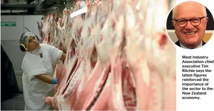  ??  ?? Chinese demand for New Zealand’s red meat surged after the outbreak of African swine fever.
Meat Industry Associatio­n chief executive Tim Ritchie says the latest figures reinforced the importance of the sector to the New Zealand economy.