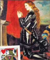  ??  ?? Loyalty: Joan of Arc and the Jack of Hearts, based on her right-hand man and soldier ‘La Hire’