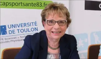  ?? (Photo DR) ?? Lucienne Roques dirige le CDOS , soit l’antenne départemen­tale du Comité National Olympique du Sport Français, un des instigateu­rs de #SoutiensTo­nClub.