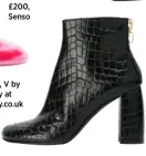  ??  ?? £200, Senso £495, Stella McCartney at Farfetch.com