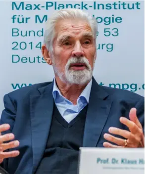  ?? AFP ?? El alemán Klaus Hasselmann, hoy de 89 años, predijo desde hace más de tres décadas el daño “irreversib­le” del cambio climático.