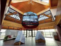  ?? PHOTO COURTESY CYPRESS COUNTY ?? A look at the interior of the Cypress County Welcome Centre, which will be open in Walsh in May.