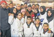  ?? PTI ?? Union minister Ravi Shankar Prasad at the inaugurati­on of an indoor stadium at Showkat Ali Stadium, Baramulla, on Thursday.