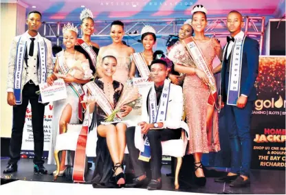  ?? ?? Miss and Mr Richards Bay 2022 winners