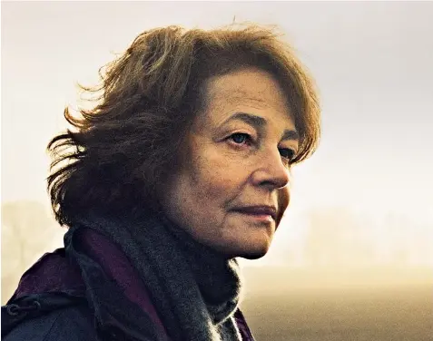  ??  ?? Scarily good: Charlotte Rampling has her wedding anniversar­y plans shattered in 45 Years